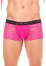 Boxer magenta en dentelle délicate 