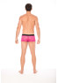 Boxer magenta en dentelle délicate 