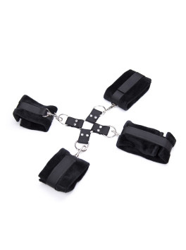 Menottes attache en croix pour mains et pieds Dreamy Fetish 