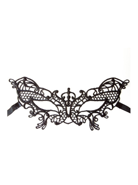 Masque souple dentelle noire