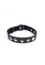 Collier réglable avec déco en métal 