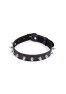 Collier réglable avec rivets en métal 