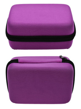 Boite de rangement coquée couleur violette 