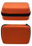 Boite de rangement coquée couleur orange 