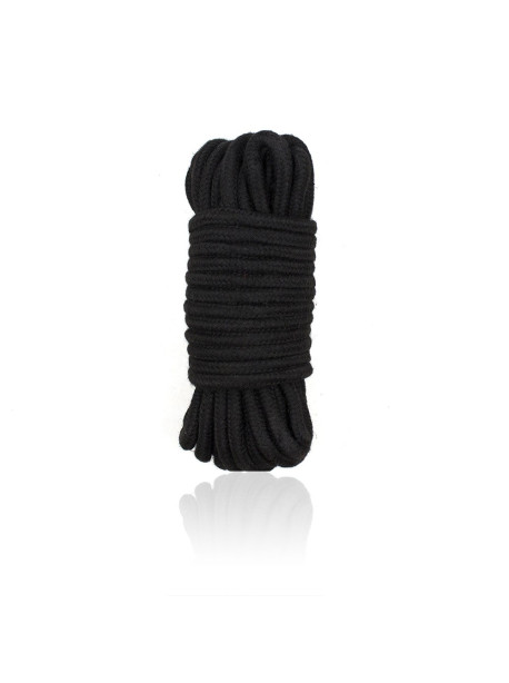 Corde bondage noir 10 mètres 