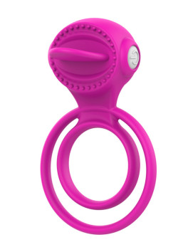 Anneau vibrant 1 seul mode de vibration très extensible rose Pocket Pleasure 1 dosette de lubrifiant