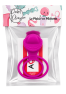 Anneau vibrant 1 seul mode de vibration très extensible rose Pocket Pleasure 1 dosette de lubrifiant