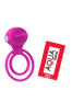 Anneau vibrant 1 seul mode de vibration très extensible rose Pocket Pleasure 1 dosette de lubrifiant