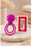 Anneau vibrant 1 seul mode de vibration très extensible rose Pocket Pleasure 1 dosette de lubrifiant