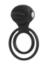 Anneau vibrant 1 seul mode de vibration très extensible noir Pocket Pleasure 1 dosette de lubrifiant