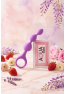 Chapelet anal 3 boules violet silicone 15 cm Pocket Pleasure 1 dosette lubrifiant