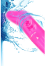 Vibromasseur Tête Incurvée Rose 1 dosette de lubrifiant — Pocket Pleasure