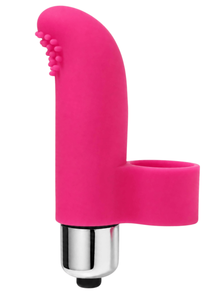 Doigt Chinois Vibrant Picots Rose 1 dosette de lubrifiant — Pocket Pleasure