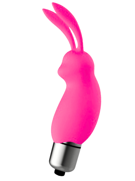 Mini Stimulateur Clitoridien Lapin Rose 1 dosette lubrifiant — Pocket Pleasure