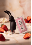 Mini Stimulateur Clitoridien Lapin Noir 1 dosette lubrifiant — Pocket Pleasure