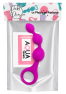 Chapelet Anal 3 Boules Fuchsia Silicone 1 dosette de lubrifiant — Pocket Pleasure