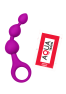 Chapelet Anal 3 Boules Fuchsia Silicone 1 dosette de lubrifiant — Pocket Pleasure