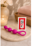 Chapelet Anal 3 Boules Fuchsia Silicone 1 dosette de lubrifiant — Pocket Pleasure