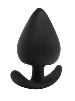 Plug Anal Silicone Noir XS Pocket Pleasure 1 dosette de lubrifiant