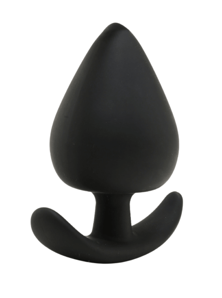 Plug Anal Silicone Noir XS Pocket Pleasure 1 dosette de lubrifiant