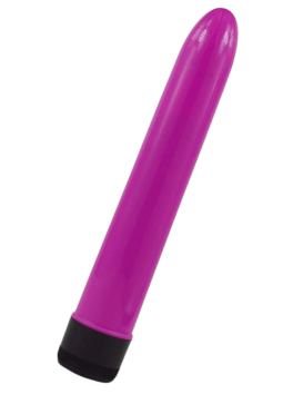 Vibromasseur Classique Violet 1 dosette de lubrifiant — Pocket Pleasure