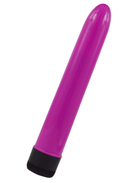 Vibromasseur Classique Violet 1 dosette de lubrifiant — Pocket Pleasure