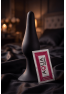 Plug Anal Noir en Silicone XL avec Ventouse Taille XL 15 cm Pocket Pleasure 1 dosette de lubrifiant