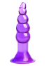 Plug Anal Ventouse Boules Jelly 11 cm Pocket Pleasure 1 dosette lubrifiant