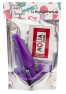 Plug anal violet souple base évasée Pocket Pleasure 1 dosette de lubrifiant