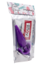 Plug anal violet souple base évasée Pocket Pleasure 1 dosette de lubrifiant