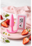 Plug anal rose souple base évasée Pocket Pleasure 1 dosette lubrifiant