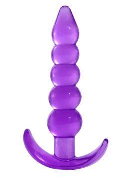 Plug Anal Jelly 5 Boules Pocket Pleasure 1 dosette lubrifiant