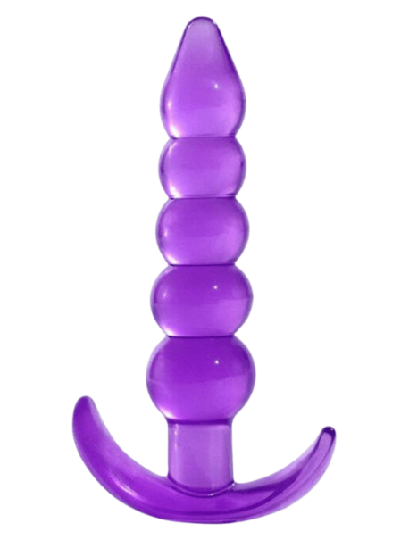 Plug Anal Jelly 5 Boules Pocket Pleasure 1 dosette lubrifiant
