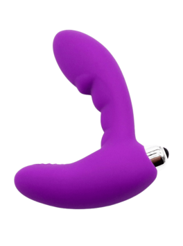 Vibromasseur anal violet stimulateur de prostate Pocket Pleasure 1 dosette lubrifiant