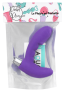 Vibromasseur anal violet stimulateur de prostate Pocket Pleasure 1 dosette lubrifiant