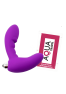 Vibromasseur anal violet stimulateur de prostate Pocket Pleasure 1 dosette lubrifiant