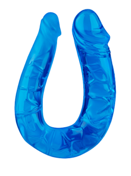 Double Dong Flexible Bleu Pocket Pleasure 1 dosette de lubrifiant
