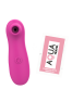 Stimulateur Clitoridien Vibrant Sans Contact Rose 1 dosette de lubrifiant — Pocket Pleasure