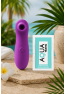 Stimulateur Clitoridien Vibrant Sans Contact Violet 1 dosette de lubrifiant — Pocket Pleasure