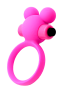 Anneau Vibrant Ourson Rose 1 dosette de lubrifiant — Pocket Pleasure