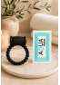 Cockring Vibrant Perlé Noir 1 dosette de lubrifiant — Pocket Pleasure