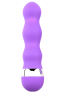 Mini Vibromasseur violet ondulés Pocket Pleasure 1 dosette de lubrifiant