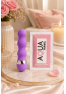 Mini Vibromasseur violet ondulés Pocket Pleasure 1 dosette de lubrifiant