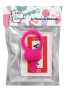 Anneau rose vibrant silicone avec langue picot Pocket Pleasure 1 dosette de lubrifiant