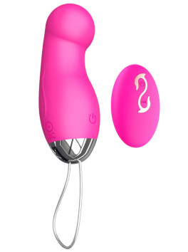 Œuf Vibrant Télécommandé 10 Modes Rose 1 dosette de lubrifiant — Pocket Pleasure