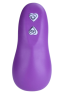 Œuf Vibrant Télécommandé 7 Vitesses Violet 1 dosette de lubrifiant — Pocket Pleasure