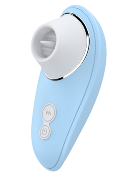 Stimulateur Clitoridien à Langue Bleu 1 dosette de lubrifiant — Pocket Pleasure