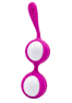 Boules de Geisha Fuchsia Silicone 1 dosette lubrifiant — Pocket Pleasure