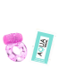 Anneau Pénien Vibrant Jelly Rose 1 dosette de lubrifiant — Pocket Pleasure