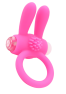 Anneau Vibrant Rabbit Rose Silicone 1 dosette de lubrifiant — Pocket Pleasure